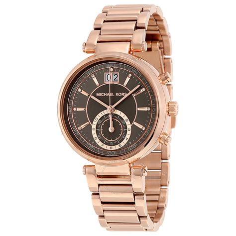 michael kors women's sawyer|Michael Kors Women's Sawyer Rose Gold.